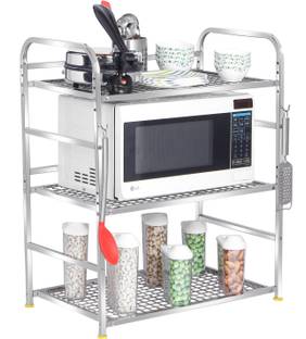 HOMIFY Utensil Kitchen Rack Steel Utensil Kitchen Rack/Microwave rack/stand /Storage Stand /oven Stand