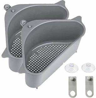 RAIYARAJ Sink Basket Strainer Multi-Functional Kitchen Triangle Drain Sink Storage Rack Strainer