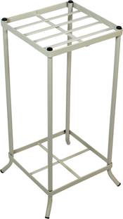 D&V ENGINEERING Water Dispenser Kitchen Rack Steel Multipurpose Water Dispenser Stand/Water can Stand/Metal Plant Stand/Flower Planter Stand for Home & Office DÉCOR (Height-2ft). (White)