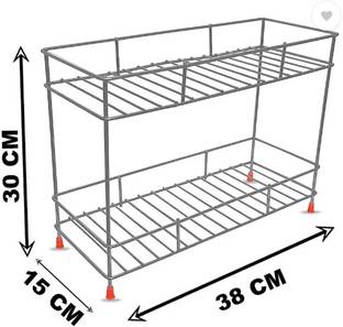 Shree shyam enterprises Containers Kitchen Rack Steel stainless steel kitchen 2.O rack