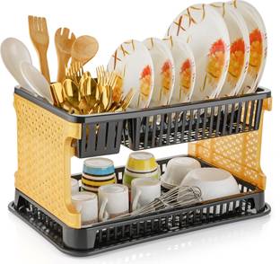 Flipkitchen Dish Drainer Kitchen Rack Plastic