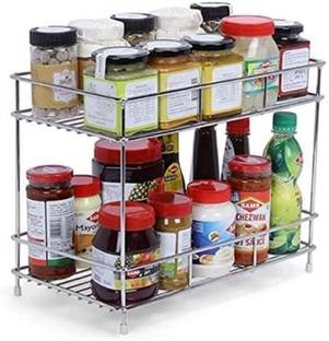 Kombuis Kitchenware Utensil Kitchen Rack Steel 2 Tier Kitchen Rack | Kitchen Pantry Storage