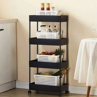 Shopixo Dish Drainer Kitchen Rack Plastic Multipurpose Dish Drainer Kitchen Rack Plastic 4 Tier Storage Kitchen Organizer