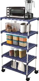 Novatic Containers Kitchen Rack Carbon Steel Containers Kitchen Storage Rack, Home improvement Storage Space Organizer