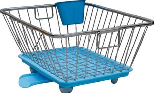 ज़ाइबिल Dish Drainerwith Automatic Water Drain Tray, Strong & Durable After WashUtensils स्टोरेज बास्केट