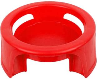 MAGICSPOON Matka Kitchen Rack Plastic Pot Stand Unbreakable Flower Pot Stand Plant Container Matka Stand (Red)