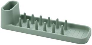 IKEA Dish Drainer Kitchen Rack Plastic Digital Shoppy STÄMLING Dish Drainer, Light Grey-Green, 48 cm