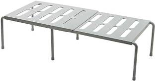 Indian Decor Containers Kitchen Rack Iron 8725 Expandable Kitchen Counter Top and Cabinet Organizer Layered Shelf