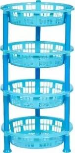ADJO Fruits/Vegetables Kitchen Rack Plastic Multi-purpose Kitchen Storage Basket Kitchen Rack Potato,Vegetables Tray