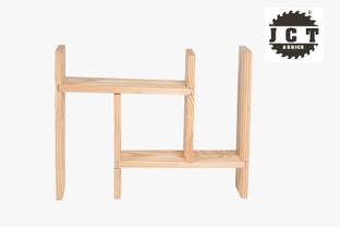 JCT AGRICO Containers Kitchen Rack Wood movable natural wood kitchen rack/shelf/container