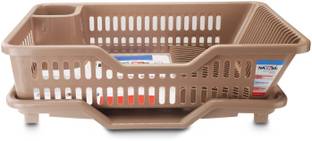 NAYASA Dish Drainer Kitchen Rack Plastic Dimple Kitchen Tray