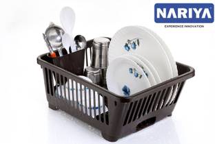 nariya Dish Drainer Kitchen Rack Plastic