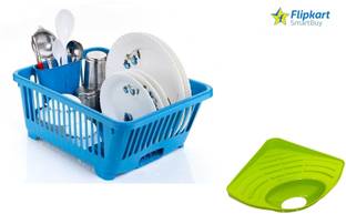 Flipkart SmartBuy Dish Drainer Kitchen Rack Plastic KITCHEN RACK COMES WITH CORNER SINK DISH DRAINER KITCHEN RACK