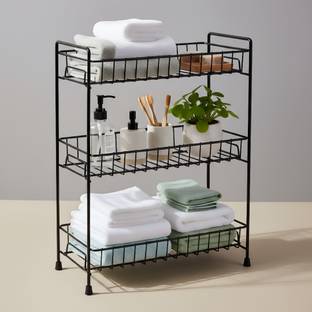 Nexum Can Kitchen Rack Steel 3-Tier Storage Stand – Versatile Shelf for Kitchen, Bathroom and Living Room