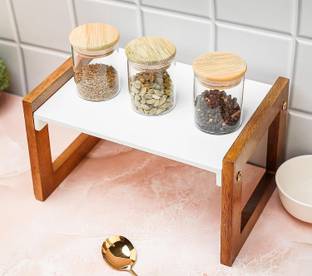 AnDecy Utensil Kitchen Rack Wood Wooden Kitchen Rack Organizer, Storage Rack, Rack Stand, Kitchen Rack Stand