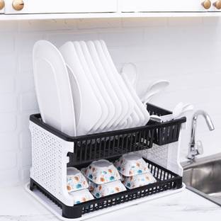 Flipkart SmartBuy Dish Drainer Kitchen Rack Plastic Dish Drainer Kitchen Rack Plastic Kitchen
