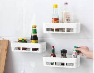 HOUSE OF VIPA Utensil Kitchen Rack Plastic Kitchen Storage Shelf Rack Container Organizer Basket & Boxes Utensils for Home
