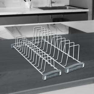 Verito Plate Kitchen Rack Steel Stainless Steel Saucer and Plate Rack For Tandem Box / Dish Rack / Plate Holder