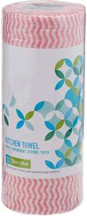 STOCKHAWKERS Wet & Dry Kitchen Cleaning Wipes, Tissue, Towel Roll Reusable Washable Super Absorbent Multipurpose Cleaning tissue Pack of 1