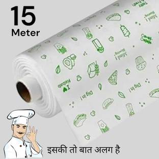 SAVINGMART COLLECTIONS 15 METER FOOD WRAPPING PAPER|ROTI WRAP|BEST FOR SCHOOL TIFFIN|PARATHA ROLL WRAP|