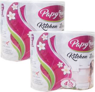 PAPYRUS 4 PLY STRONG AND ABSORBENT KITCHEN TISSUE TOWEL PACK OF 4