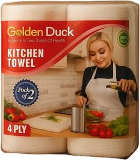 Golden Duck Premium kitchen Tissue Roll - Ultra Soft ( Pack Of 2 )