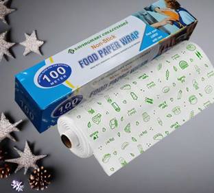 SAVINGMART COLLECTIONS FOOD WRAPPING PAPER 100 MTR | FOIL WRAP | BUTTER PAPER | PAPER WRAP| ROTI WRAP