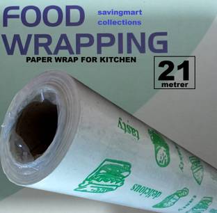 SAVINGMART COLLECTIONS ALWAYS SALE PRICE 21 MTR| FOOD WRAPPING PAPER| BUTTER PAPER| PARCHMENT PAPER|