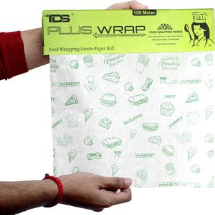 TDS PLUS WRAP TDS 100 Meter Printed Butter Paper