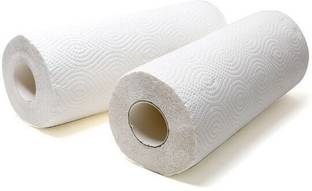 Ziccs 4 Ply kitchen tissue paper roll | kitchen towel roll, Pack of 2