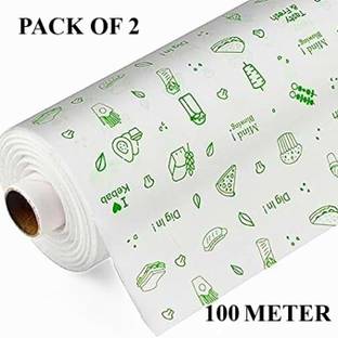 Foodpak 100 MTR organic butter wrapping paper (butter papers) Parchment paper (100 m) Parchment Paper