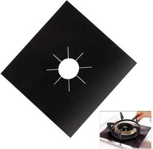 Fing Square Stove Burner Covers |Non-Stick Gas Range Protectors Liners