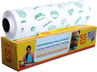 SAVINGMART COLLECTIONS FOOD WRAP (55 MTR) | PAPER FOIL | BUTTER PAPER | PAPER WRAP| ROTI WRAP