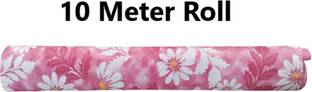 WEPIN MART 10 Meter, Size - 45 x 1000 cm Rectangular Long Shelf Liner.(Pink)