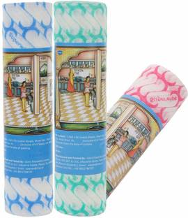 Superwipe Non-Woven Fabric Reusable and Washable Multi-Purpose Kitchen Roll (Extra Absorbent) (30 cm * 25 cm) (50 GSM) (Printed Sheet) (Multiple Colors)