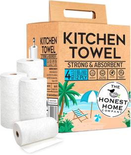 The Honest Home Company Kitchen Towel Tissue Paper Pack Of 4 Rolls