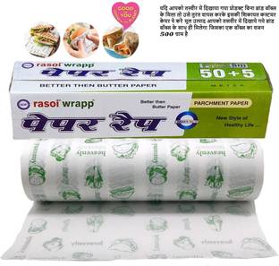 RASOI WRAPP ROTI WRAP/PAPER WRAP/CHAPATI WRAP/FOOD WRAP/PAPER FOIL/WRAPPING PAPER (55 MTR)