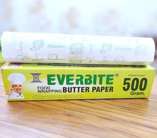 Everbite 100%Oil Proof Food Grade 500Gm Butter Paper,for Roti Wrapping Parchment 120Meter