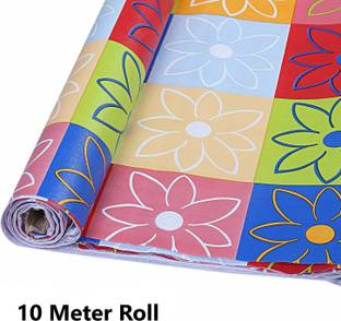 WEPIN MART 10 Meter, Size - 45 x 1000 cm Rectangular Long Shelf Liner