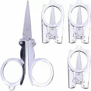 Elecsera Portable Mini Folding Silver Scissors Scissors