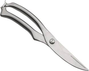 olwick Spring Loaded Chicken Bone Scissors with Safety Lock, Shears for Fish, Vegetable Stainless Steel Seafood Scissor