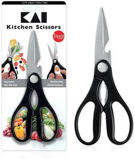 Kai Multipurpose Stainless Steel Vegetables Scissors, Cloth cutting Scissors Stainless Steel All-Purpose Scissor