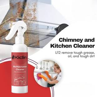 kiclin Chimney Cleaner Spray & Kitchen Degreaser |Grease stain remover spray bottle Kitchen Cleaner