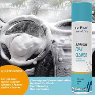 Mahek Multipurpose Cleaner Foam Spray for Car Home Carpet Dashboard Cover Seat Cushion Free Brush / Multipurpose foam Cleaner ( 650 ML : Pack Of 1 ) Foam Vehicle Glass Cleaner