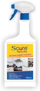 Scure Kitchen Oil & Grease Stain Remover Spray Oven/Gas Stove/Chimney/Tiles Cleaner Kitchen Cleaner