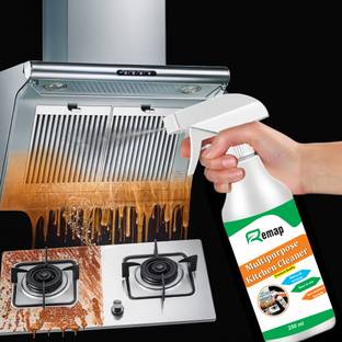remap Kitchen Cleaner Spray for Grease Removal on Stove, Countertops, Chimney Kitchen Cleaner