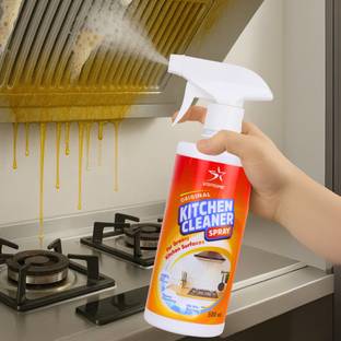 VRPRIME Multi-Purpose Kitchen Foam Cleaner Spray | Powerful Grease & Stain Remover Kitchen Cleaner