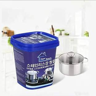 ZUVILIKA Stainless Steel Cleaning Paste Remove Stains from Pots Pan Multi-Purpose Cleaner Dishwashing Detergent