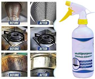kirfiz Kitchen Cleaner Spray for Oil & Grease Stain Remover for Stains,Slab,Tiles,Floor Kitchen Cleaner