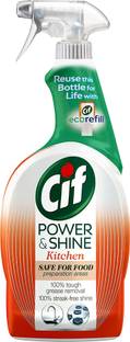 Cif Power & Shine Bathroom Spray, 100% Limescale & Soapscum Removal 700ml Kitchen Cleaner